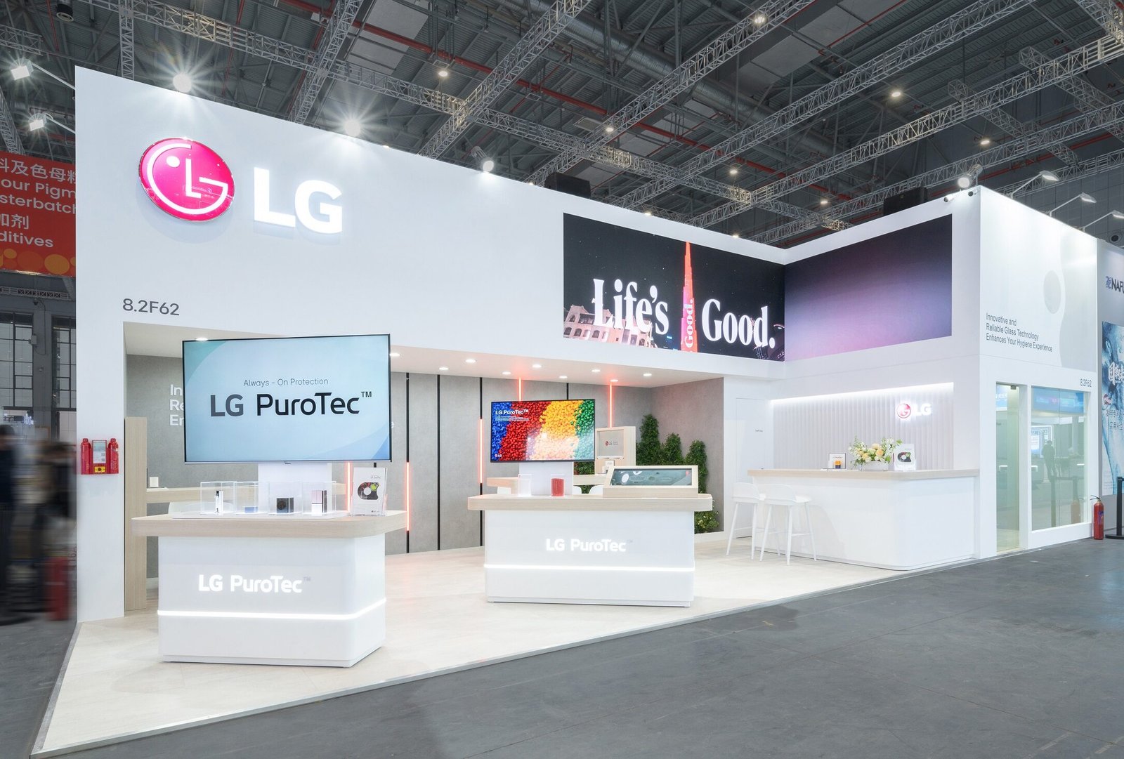 Antimicrobial material unveiled by LG Electronics in South Korea
